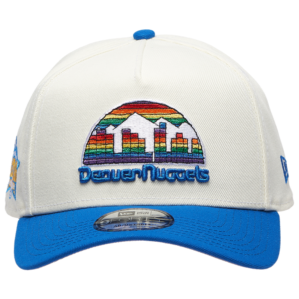 New Era Nuggets 940 A Frame HWC Cap - Adult - Blue/Chrome - Image 2