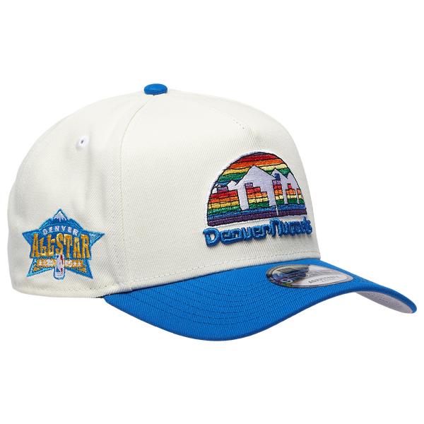 New Era Nuggets 940 A Frame HWC Cap - Adult - Blue/Chrome - Image 3