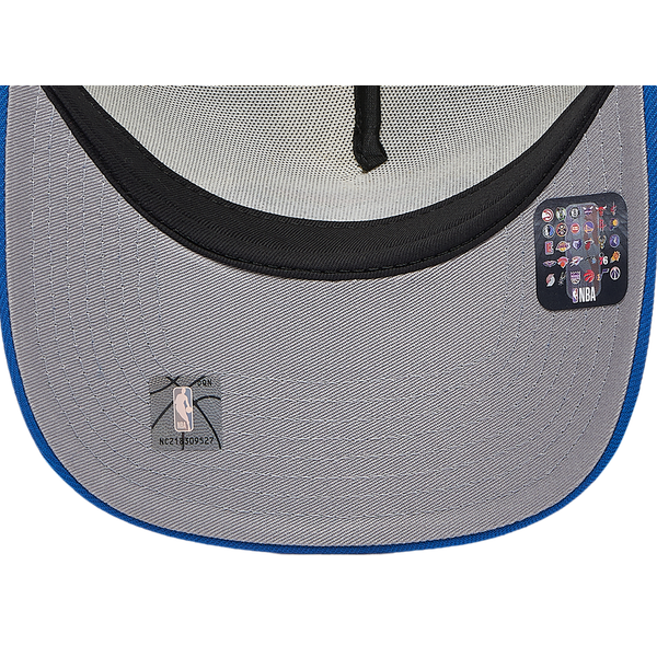 New Era Nuggets 940 A Frame HWC Cap - Adult - Blue/Chrome - Image 5