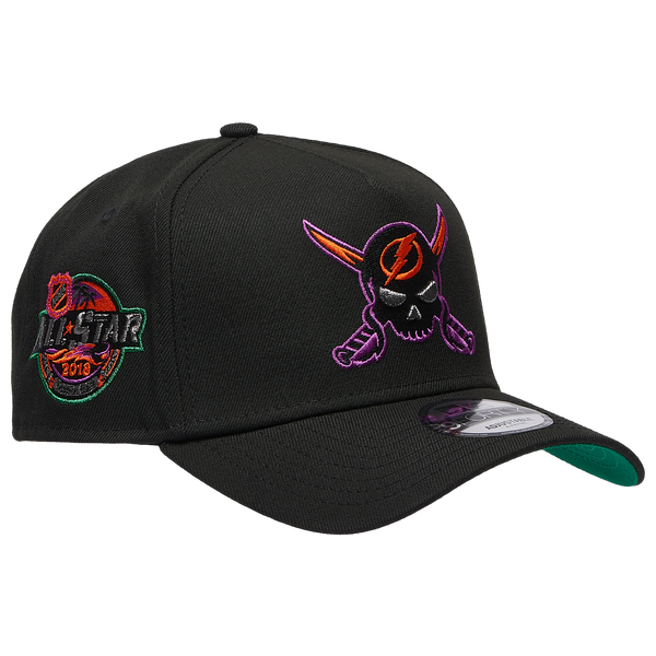 New Era Lightning 940AF Neon Pop Cap - Adult - Black - Image 3