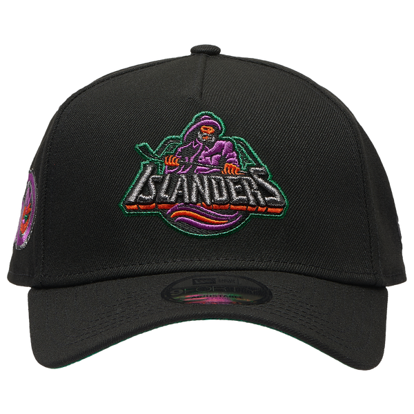 New Era Islanders 940AF Neon Pop Cap - Adult - Black - Image 2