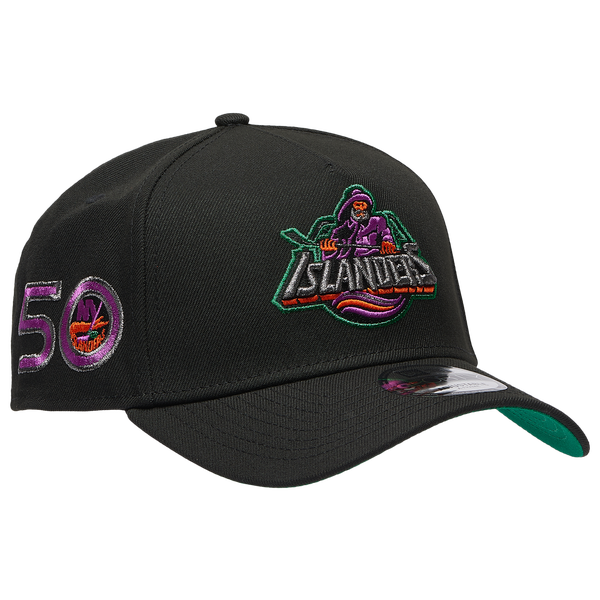 New Era Islanders 940AF Neon Pop Cap - Adult - Black - Image 3