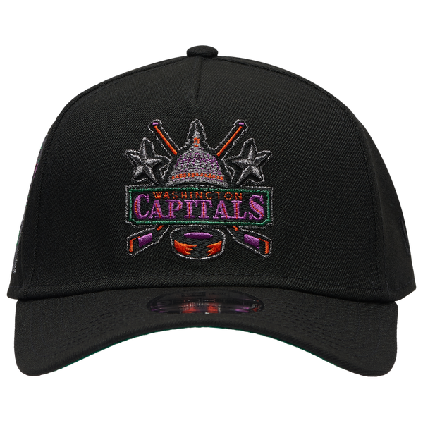 New Era Capitals 940AF Neon Pop Cap - Adult - Black - Image 2