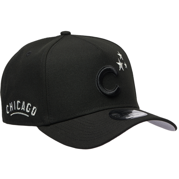New Era Cubs 940AF Bob Star Cap - Adult - Black - Image 3