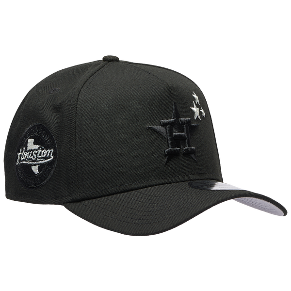 New Era Astros 940AF Bob Star Cap - Adult - Black - Image 3