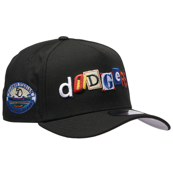 New Era Dodgers 940 A Frame Ransom Cap - Adult - Black - Image 3