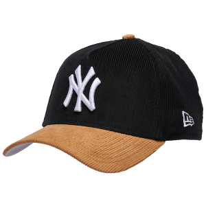 New Era Yankees 940AF Cord Cap - Adult - Black/Tan