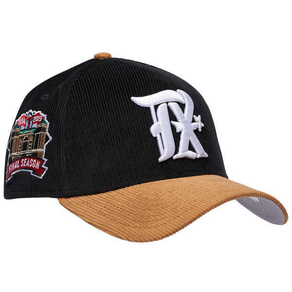 New Era Rangers 940AF Cord Cap - Adult - Black/Tan - Image 3