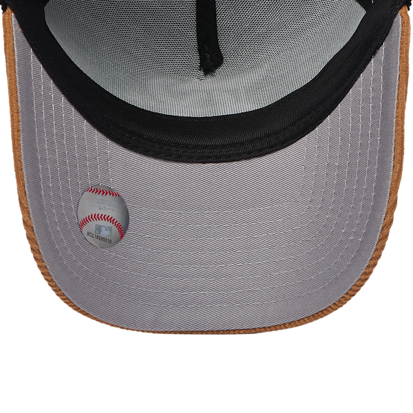 New Era Rangers 940AF Cord Cap - Adult - Black/Tan - Image 5
