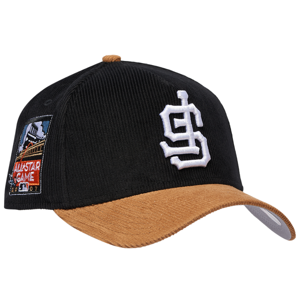 New Era Giants 940AF Cord Cap - Adult - Black/Tan - Image 3