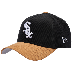 New Era White Sox 940AF Cord Cap - Adult - Black/Tan