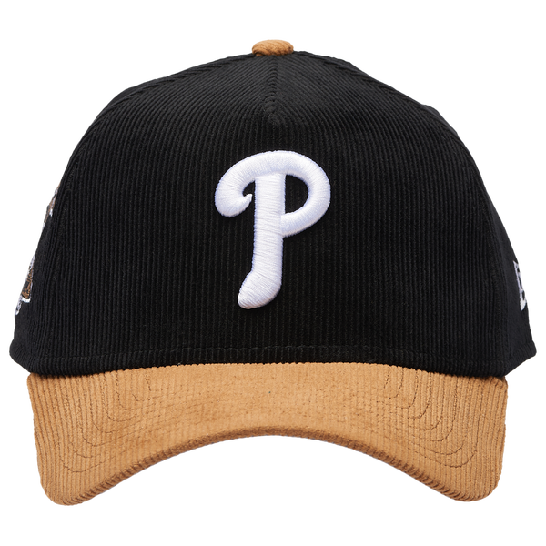 New Era Phillies 940AF Cord Cap - Adult - Black/Tan - Image 2
