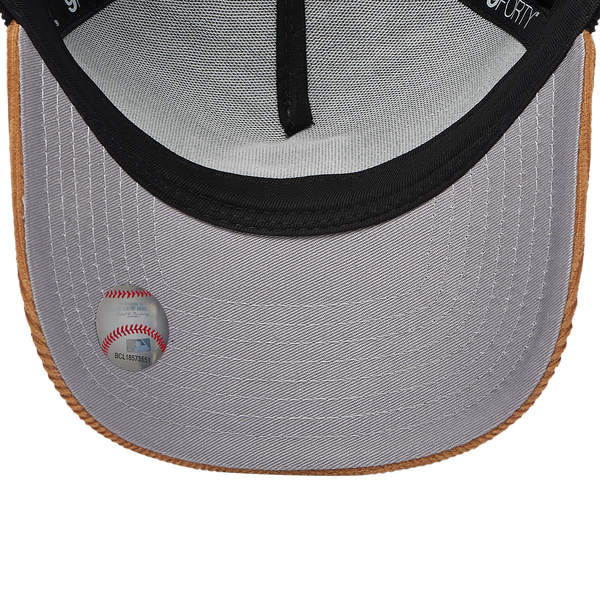 New Era Pirates 940AF Cord Cap - Adult - Tan/Black - Image 5