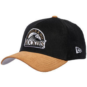 New Era Rockies 940AF Cord Cap - Adult - Black/Tan