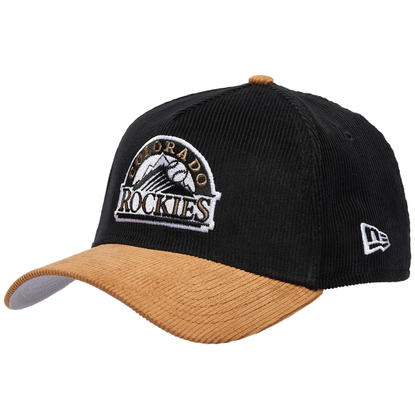 New Era Rockies 940AF Cord Cap - Adult - Black/Tan