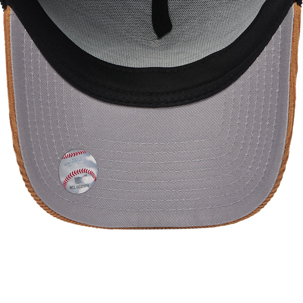 New Era Rockies 940AF Cord Cap - Adult - Black/Tan - Image 5