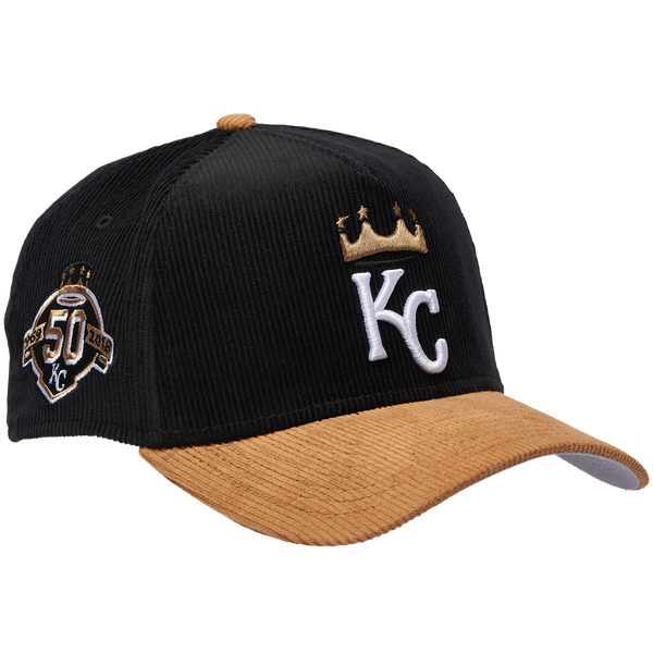 New Era Royals 940AF Cord Cap - Adult - Black/Tan - Image 3
