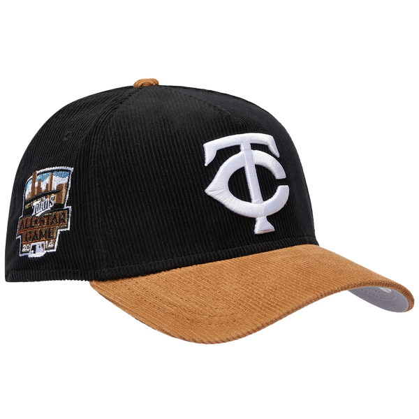 New Era Twins 940AF Cord Cap - Adult - Black/Tan - Image 3