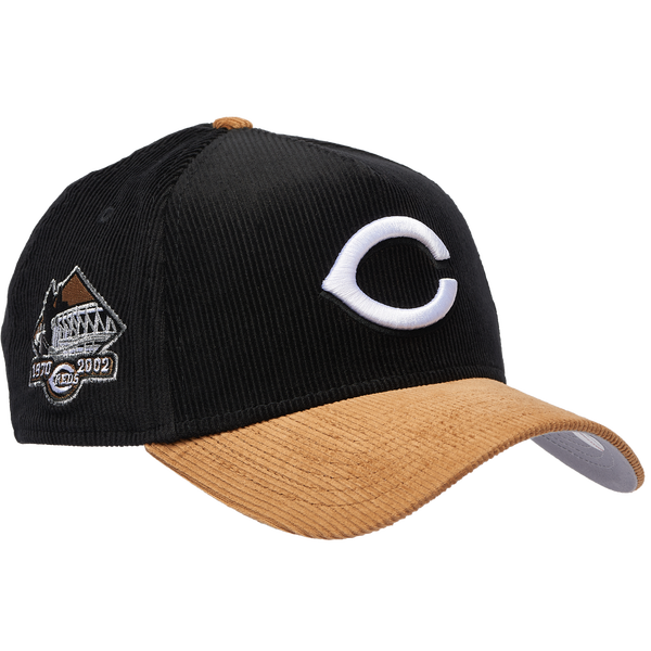 New Era Reds 940AF Cord Cap - Adult - Black/Tan - Image 3
