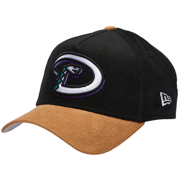 New Era Diamondbacks 940AF Cord Cap - Adult - Black/Tan