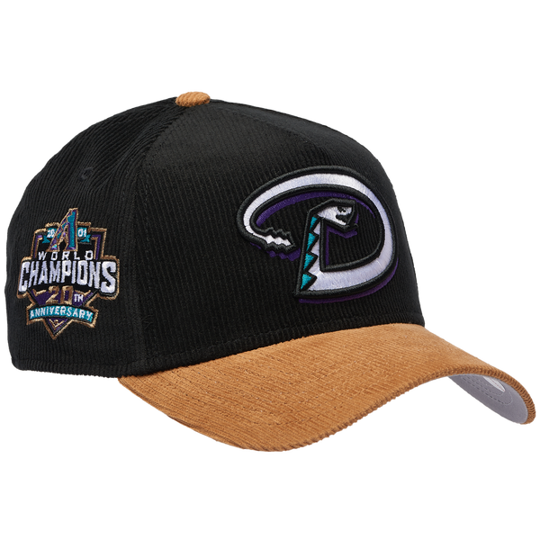 New Era Diamondbacks 940AF Cord Cap - Adult - Black/Tan - Image 3