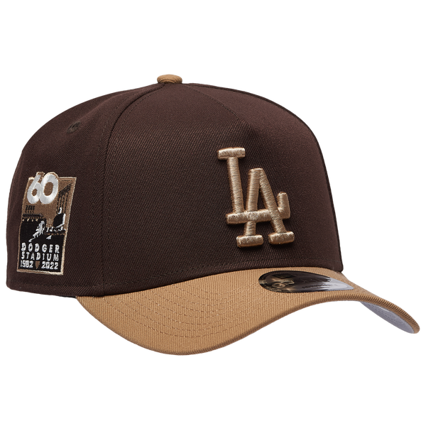New Era Dodgers 940AF Cap - Adult - Brown/Tan - Image 3