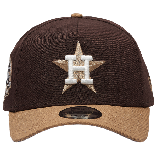 New Era Astros 940AF Cap - Adult - Brown/Tan - Image 2