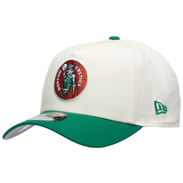New Era Celtics 940 A Frame HWC Cap - Adult - Chrome/Kelly