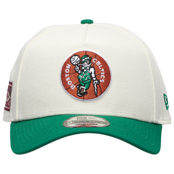 New Era Celtics 940 A Frame HWC Cap - Adult - Chrome/Kelly - Image 2