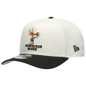 New Era Bucks 940 A Frame HWC Cap - Adult - Black/Chrome