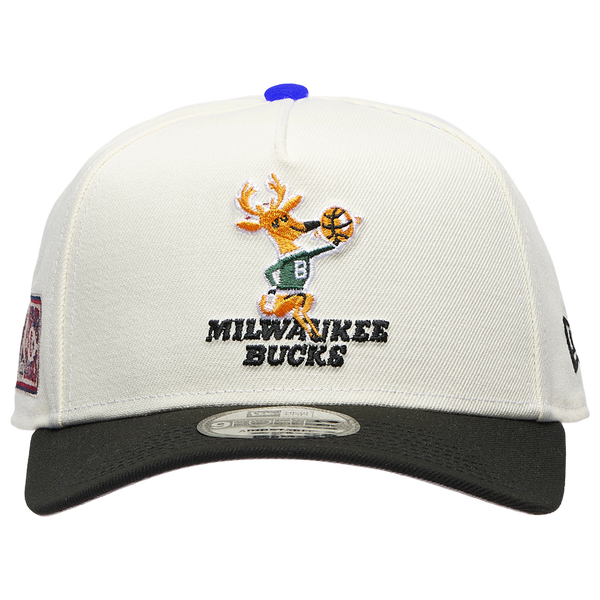 New Era Bucks 940 A Frame HWC Cap - Adult - Black/Chrome - Image 2