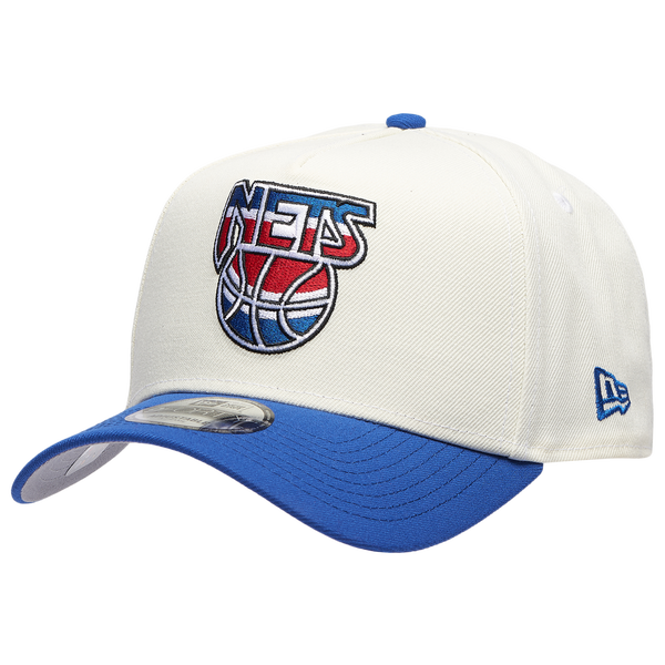 New Era Nets 940 A Frame HWC Cap - Adult - Chrome/Blue