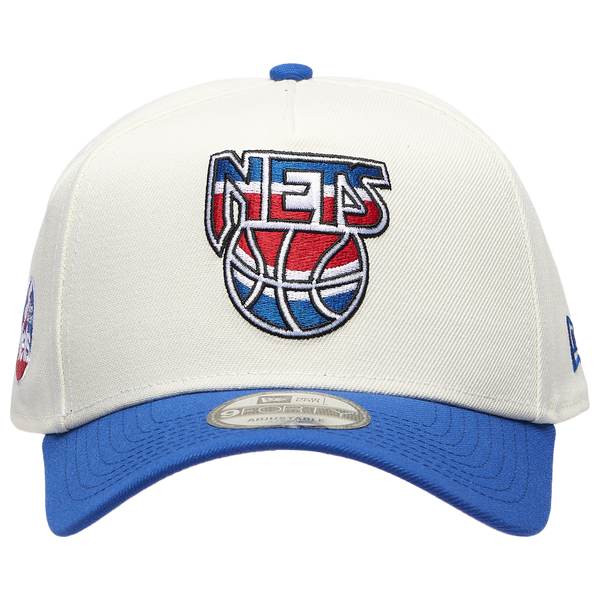 New Era Nets 940 A Frame HWC Cap - Adult - Chrome/Blue - Image 2