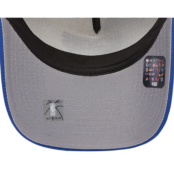 New Era Nets 940 A Frame HWC Cap - Adult - Chrome/Blue - Image 5