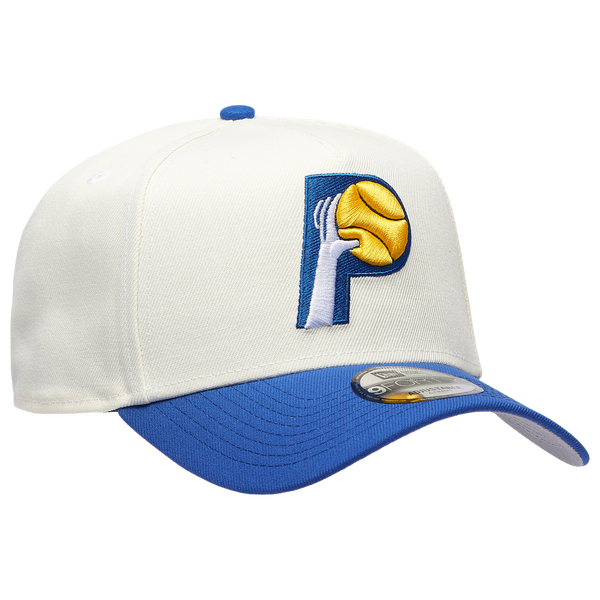 New Era Pacers 940 A Frame HWC Cap - Adult - Blue/Chrome - Image 3