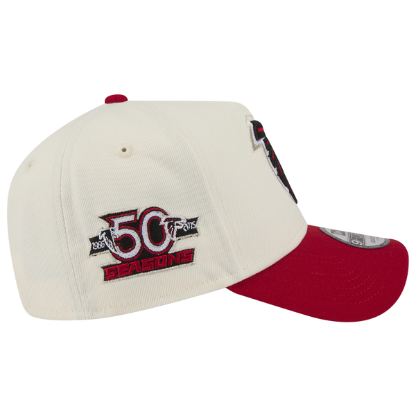 New Era NFL 9FORTY A-Frame Cap - Adult - Red/Chrome - Image 5