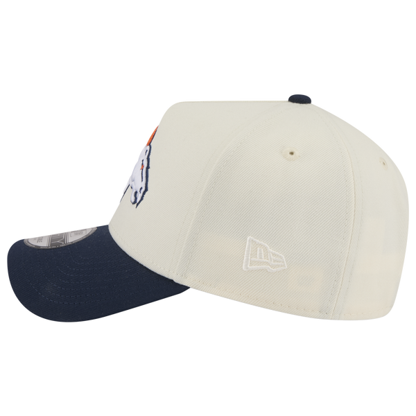 New Era NFL 9FORTY A-Frame Cap - Adult - Chrome/Navy - Image 4