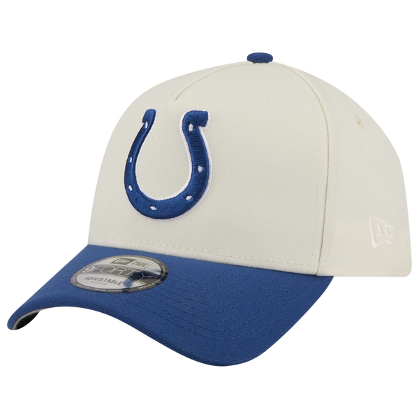 New Era NFL 9FORTY A-Frame Cap - Adult - Chrome/Blue