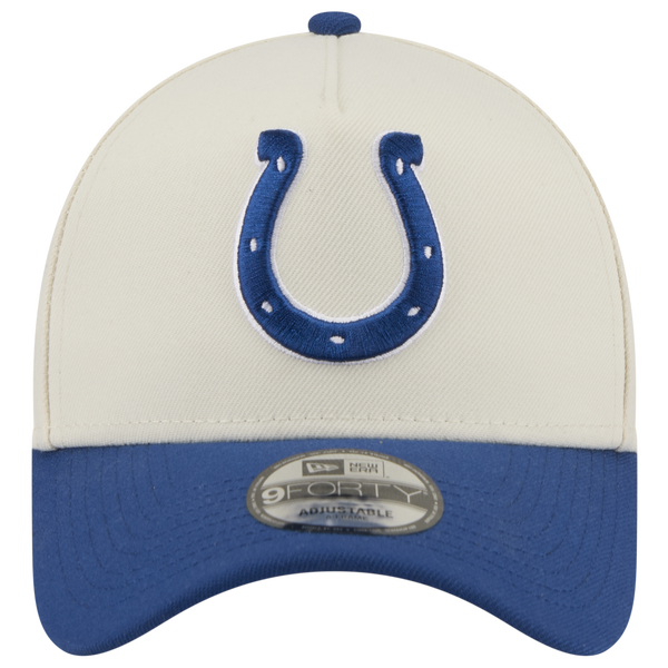 New Era NFL 9FORTY A-Frame Cap - Adult - Chrome/Blue - Image 2