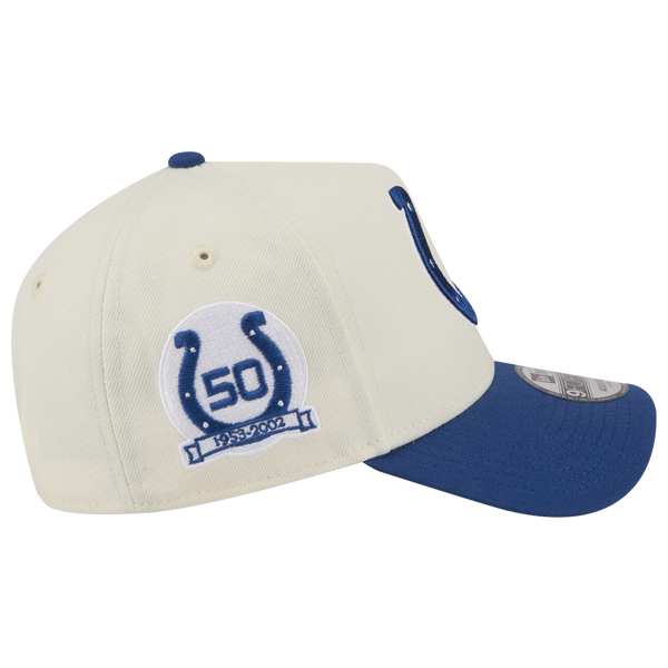 New Era NFL 9FORTY A-Frame Cap - Adult - Chrome/Blue - Image 5