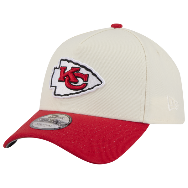 New Era NFL 9FORTY A-Frame Cap - Adult - Chrome/Red