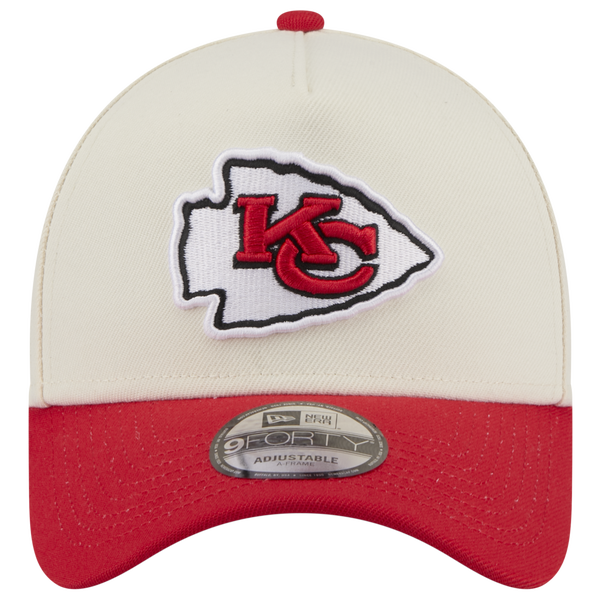 New Era NFL 9FORTY A-Frame Cap - Adult - Chrome/Red - Image 2