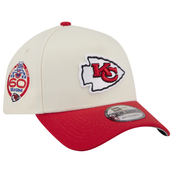 New Era NFL 9FORTY A-Frame Cap - Adult - Chrome/Red - Image 3