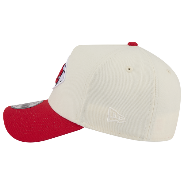 New Era NFL 9FORTY A-Frame Cap - Adult - Chrome/Red - Image 4