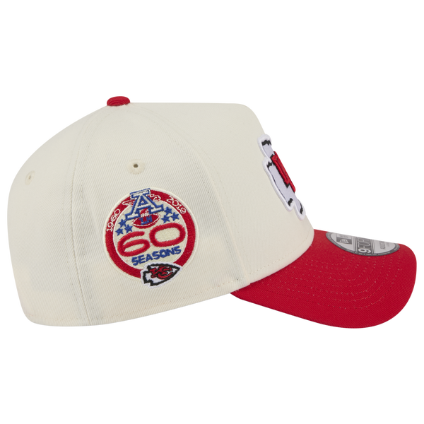 New Era NFL 9FORTY A-Frame Cap - Adult - Chrome/Red - Image 5