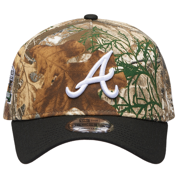 New Era Braves 940 A-Frame RealTree Cap - Adult - Camo/Black - Image 2