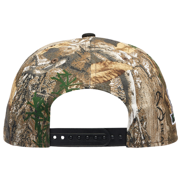 New Era Braves 940 A-Frame RealTree Cap - Adult - Camo/Black - Image 4