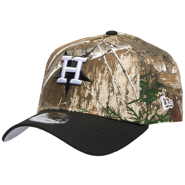 New Era Astros 940 A-Frame RealTree Cap - Adult - Black/Camo