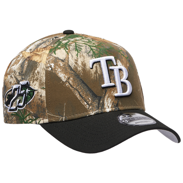 New Era Rays 940 A-Frame RealTree Cap - Adult - Camo/Black - Image 3