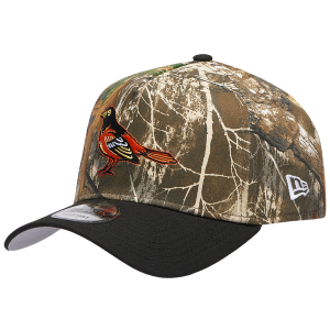 New Era Orioles 940 A-Frame RealTree Cap - Adult - Camo/Black